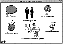 screen shot of Alcuin